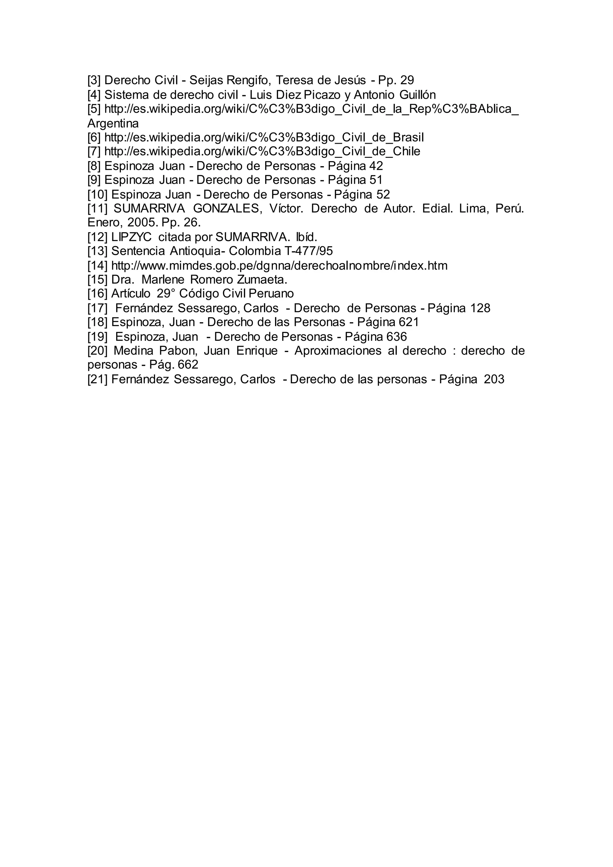 Derecho de personas | DOCX