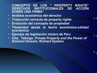Derecho de propiedad[1] | PPT