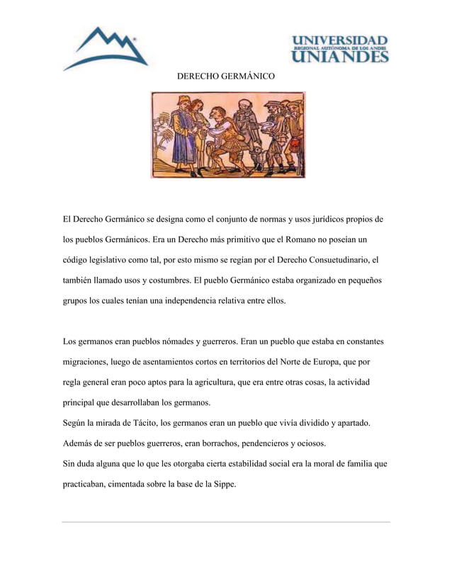 Derecho germánico PDF