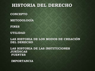 DERECHO, HISTORIA.pptx