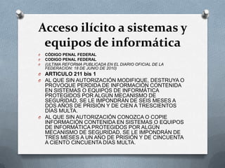 3 Abr 2009se celebro en Oviedo, España, la Segunda Convención Internacional de Derecho Informático. La inscripción a las sesiones de la convención es gratuita, si bien el congresista al inscribirse abonará el ticket correspondiente a las actividades complementarias a las que desee asistir .