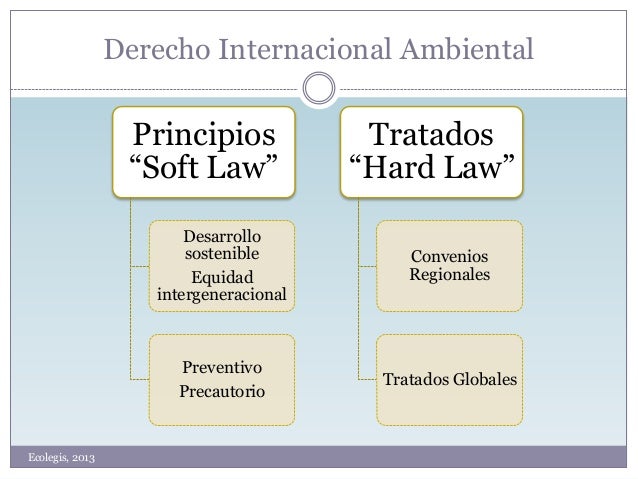 Derecho internacional ambiental como fundamento del 