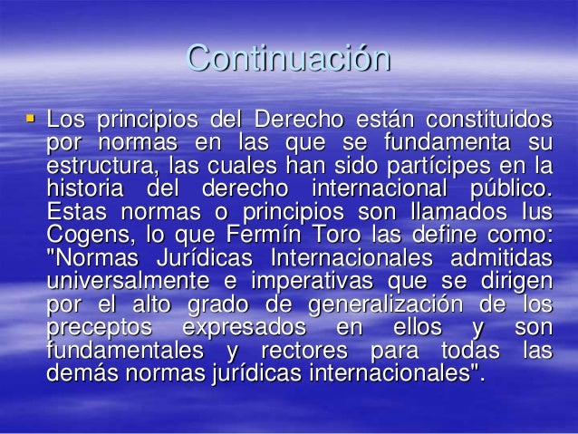 Derecho internacional la costumbre internacional