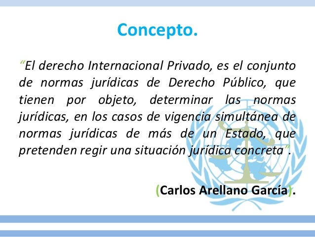 Derecho internacional privado