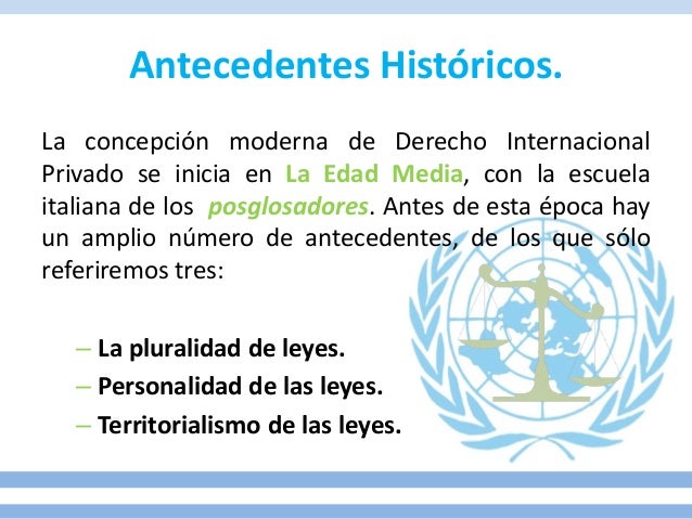 Derecho internacional privado