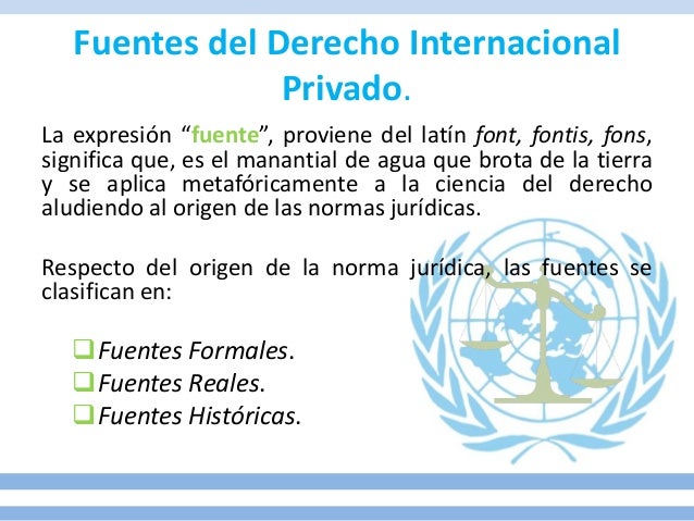 Derecho internacional privado