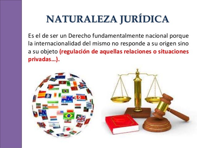 Nociones del Derecho Internacional Privado
