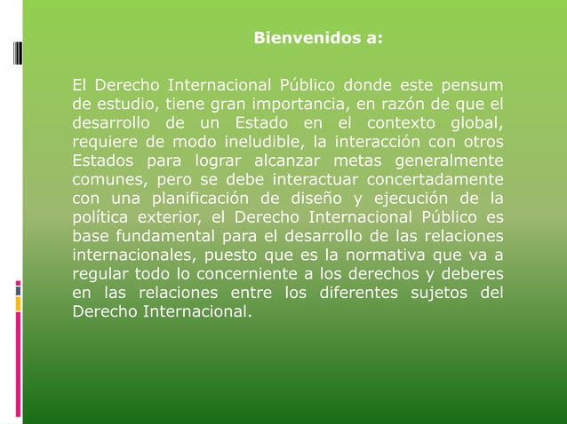 Derecho internacional publico diplomado. | PPT