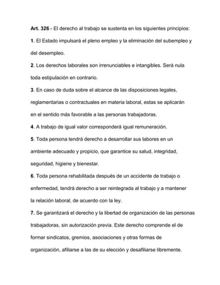 Derecho laboral