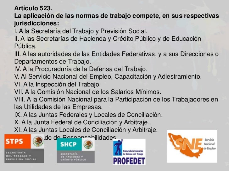 Ley Federal Del Trabajo Art 523