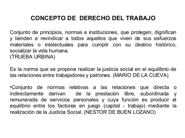 Derecho Laboral