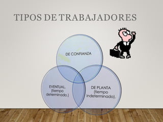 TIPOS DE TRABAJADORES
 