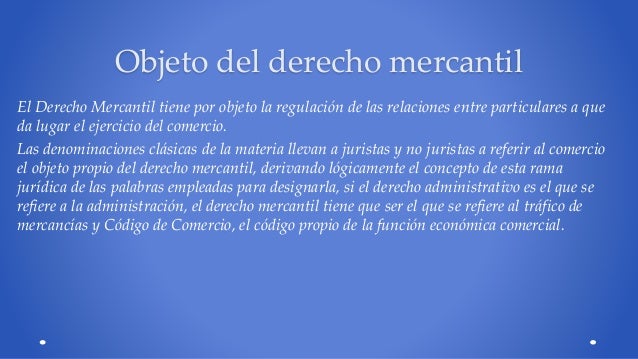 Derecho mercantil