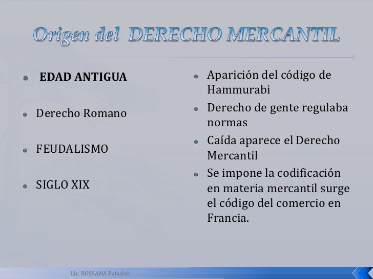 Derecho mercantil unidad i