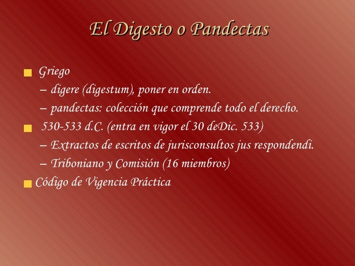 Derecho Romano