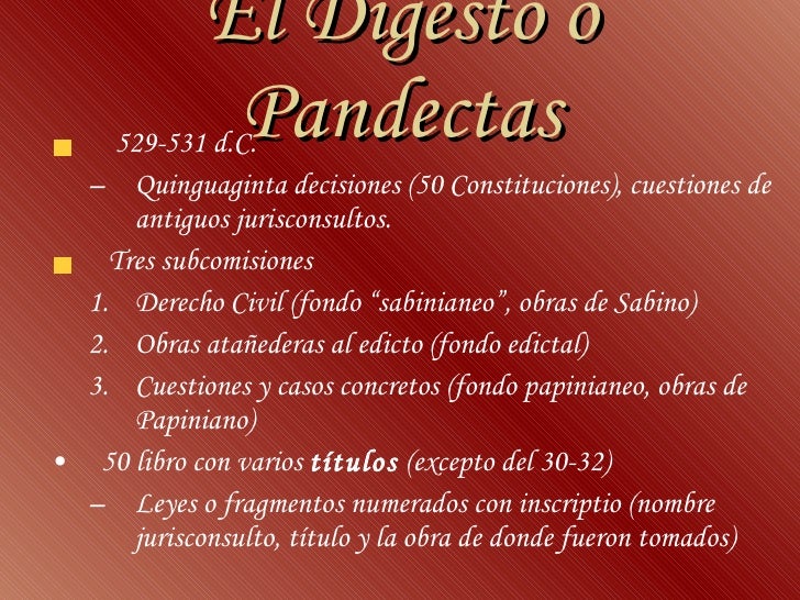 Derecho Romano