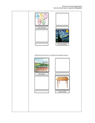 División de Universidad Abierta
Guía de estudio para la asignatura Romano I
 