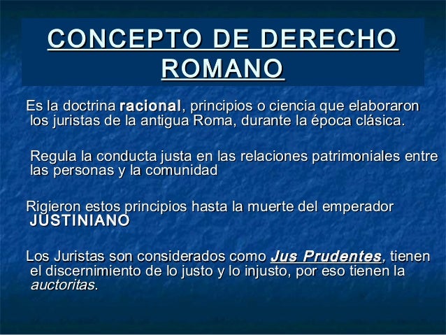 Derecho romano uno