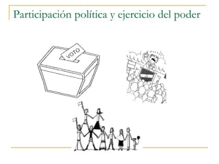 Participación política y ejercicio del poder