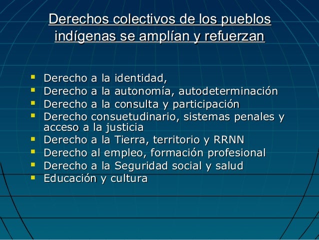 Resultado de imagen para derechos colectivos de los pueblos originarios peruanos