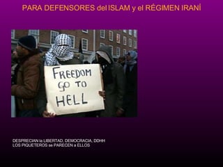 DESPRECIAN la LIBERTAD, DEMOCRACIA, DDHH LOS PIQUETEROS se PARECEN a ELLOS 