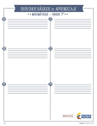Derechos basicos de aprendizaje colombia v2