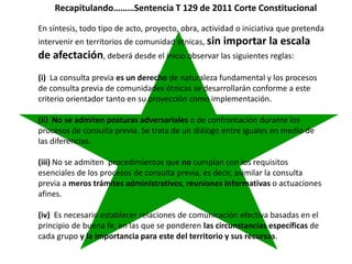 Derechos a la consulta, al consentimiento fundamentado previo y a la participación en beneficios  en el contexto del acceso y uso de los recursos genéticos y del conocimiento tradicional asociado