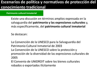 Derechos a la consulta, al consentimiento fundamentado previo y a la participación en beneficios  en el contexto del acceso y uso de los recursos genéticos y del conocimiento tradicional asociado