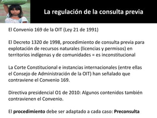 Derechos a la consulta, al consentimiento fundamentado previo y a la participación en beneficios  en el contexto del acceso y uso de los recursos genéticos y del conocimiento tradicional asociado