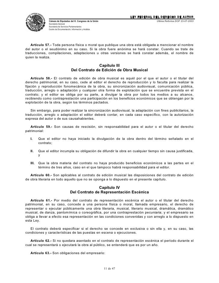 Contrato De Edicion De Obra Literaria Ejemplo Ejemplo