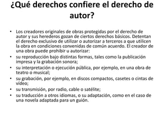 Derechos de autor | PPTX