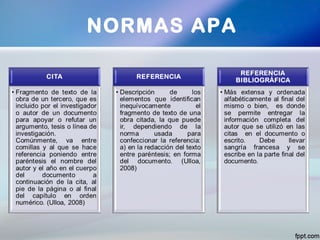 NORMAS APA
 