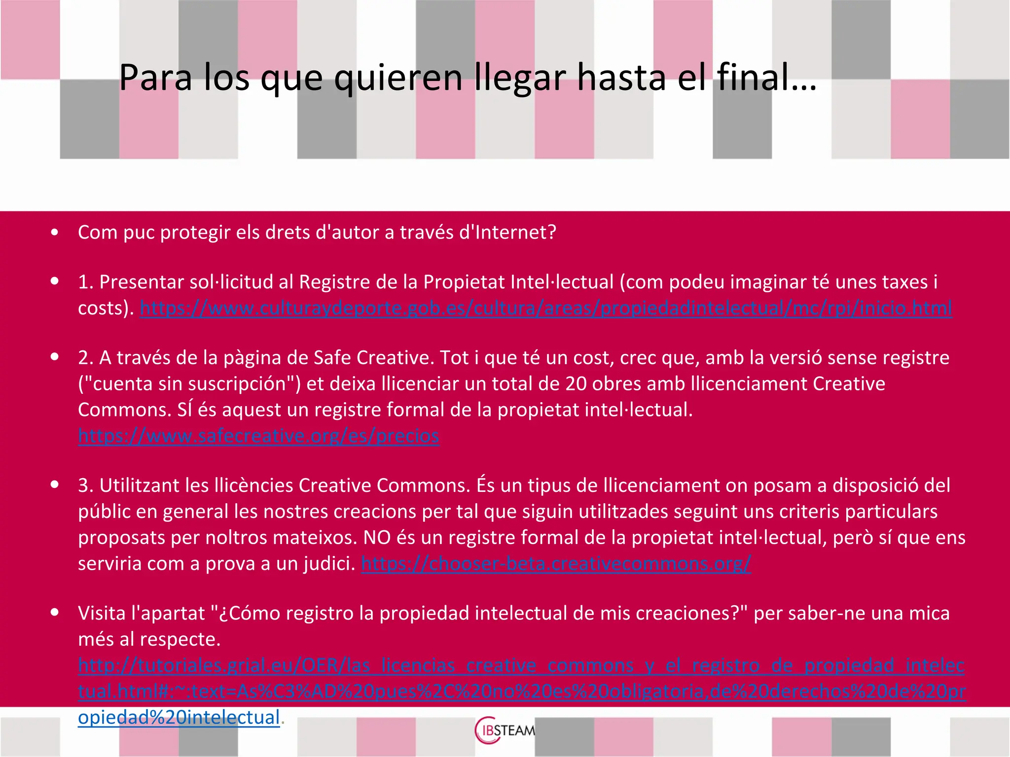tutoriales, códigos para copiar y más 👨💻 -... Derechos de autor y Licencias Creative Commons 3.pptx | Technology ...