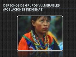 Derechos De Grupos Vulnerables