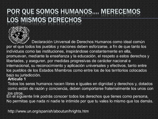 Derechos De Grupos Vulnerables