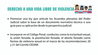 Los derechos de las mujeres en la agenda legislativa 2016-2021 | PDF