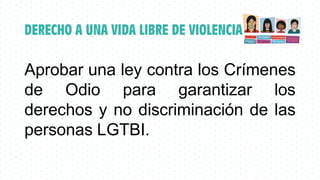 Los derechos de las mujeres en la agenda legislativa 2016-2021 | PDF