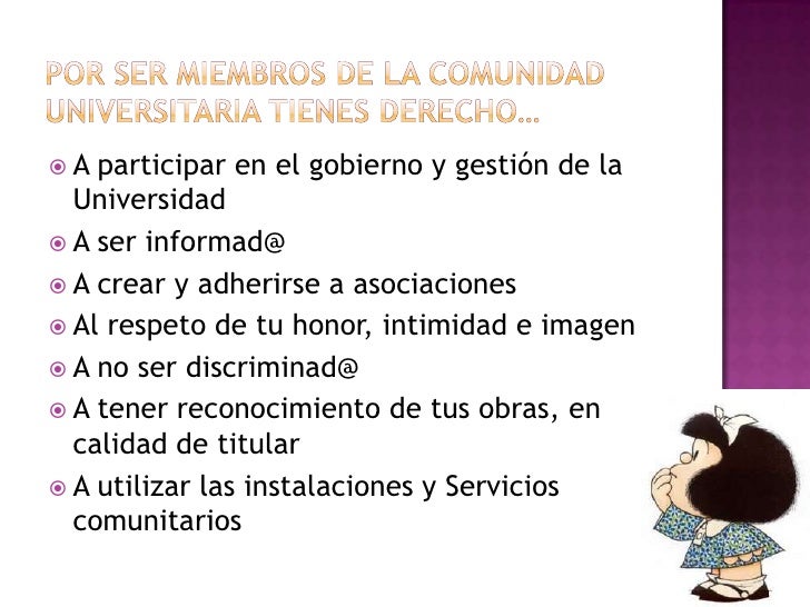 Derechos del estudiante Derechos del estudiante