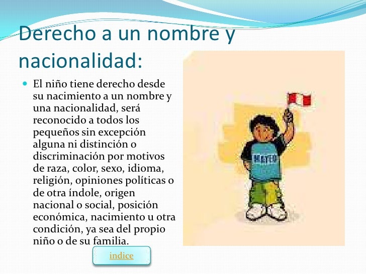 Derecho A Un Nombre Y Su Deber