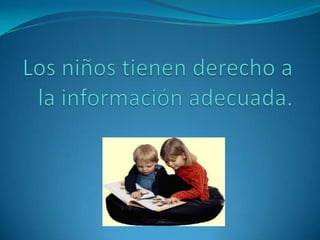 Derechos del niño
