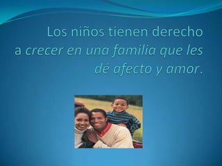 Derechos del niño