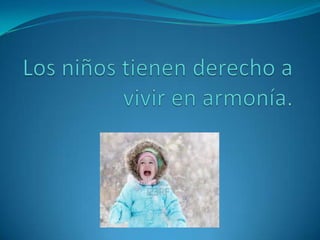 Derechos del niño