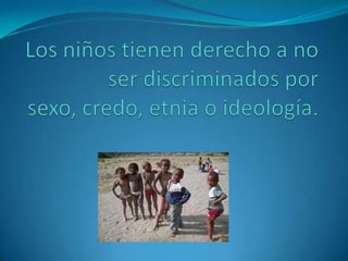 Derechos del niño