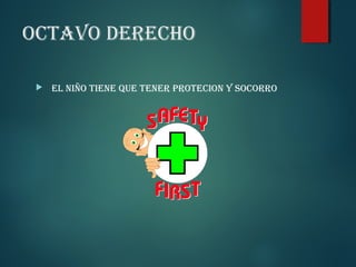 OCTAVO DERECHO


EL NIÑO TIENE QUE TENER PROTECION Y SOCORRO

 