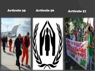 Articulo 35 Articulo 36 Articulo 37
 