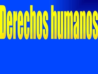 Derechos humanos 