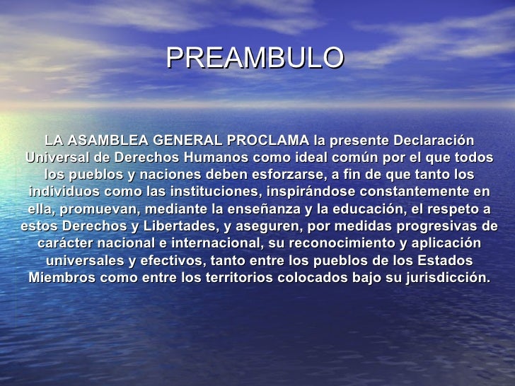 Declaracion Universal de los Derechos Humanos
