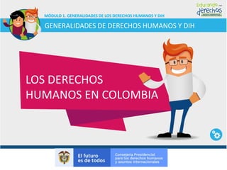 Derechos Humanos en Colombia y sus Categorías | PDF