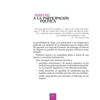 Derechos humanos de las mujeres | PDF