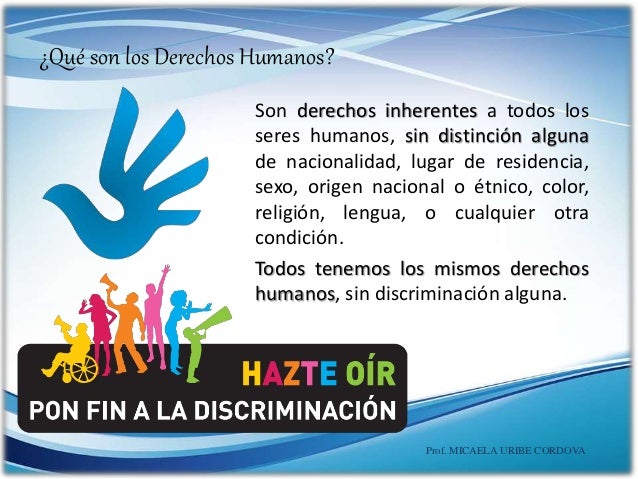 Derechos humanos diapositiva